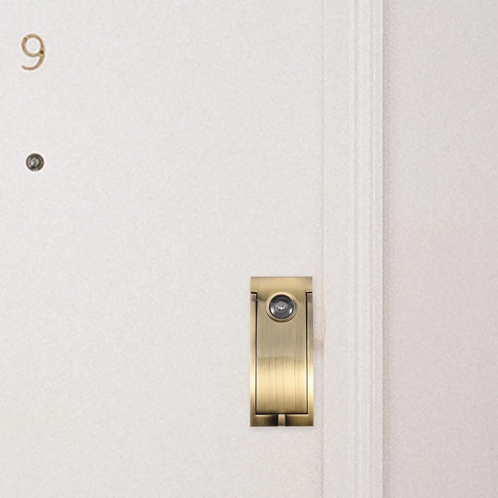 

Security Knocker Zinc Alloy Front Knocker With Peephole Durable Rust Resistant Sturdy Home Door Knock Garage Door Hardware
