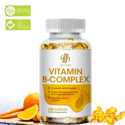 iMATCHME Compound Vitamin B Capsule VB B1 B2 B3 B5 B6 B7 B9 B12 Resveratrol Relieve Stress&Immune System Support Beauty Health