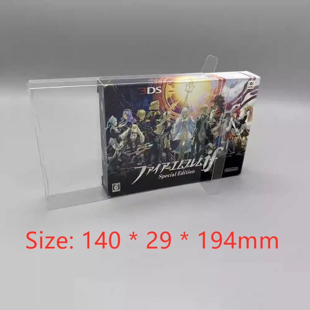 Transparent Box Protector ForFire Emblem: Shadow Dragon and the Blade of Light Boxes TEP Storage Game Shell Clear Display Case