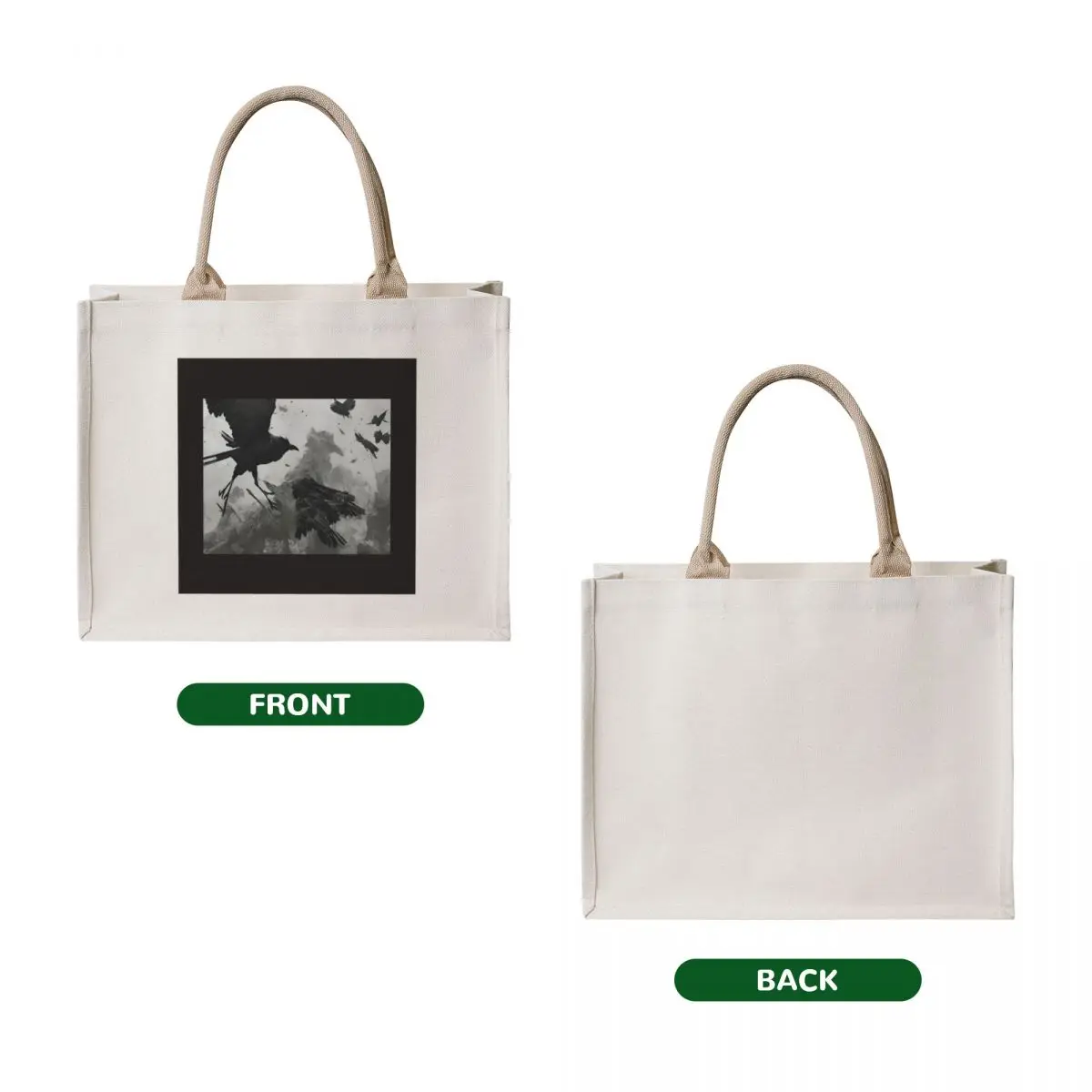 The last flight of the crows Tote Bag Cloth bag Shopper bag sac pour femme