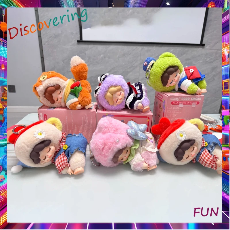 

Wendy Garden Treasure Hunt Plush Blind Box Anime Pendent Doll Figure Kawaii Fluffy Straddle Doll Figure Mystery Box Holiday Gift