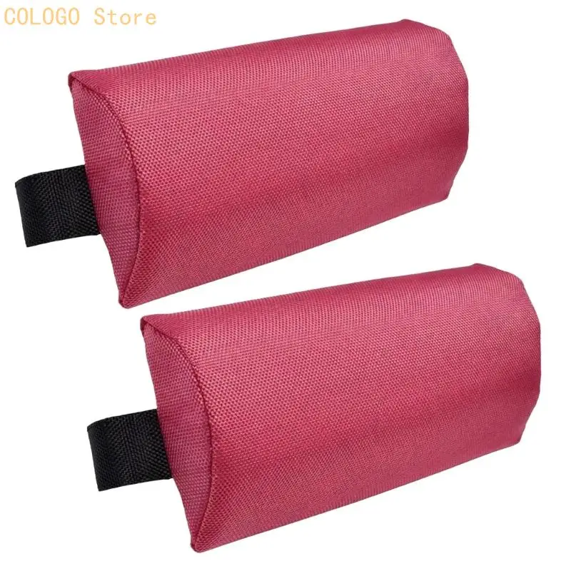 2Pcs Warm Head Pillows Removable Fabric Pad Washable Recliner Accessory Slip Proof Cushion for Relax Time Chairs Elastic Sponges