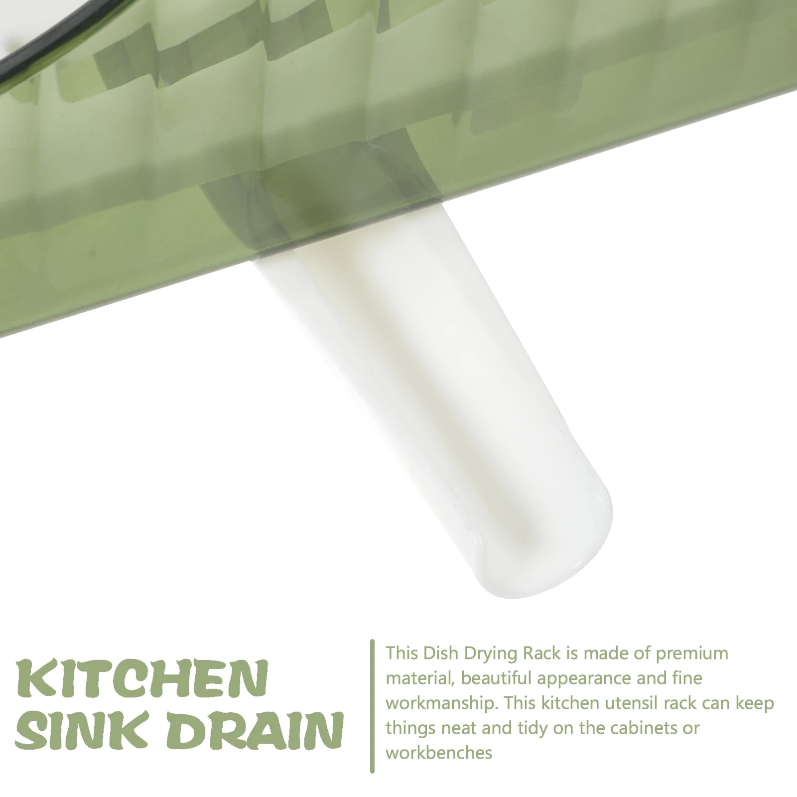 

Dish Drying Rack Small Strainer Kitchen Counter Sink Drainer Plastic Rust Resistant Non Slip Moisture Free Drainage