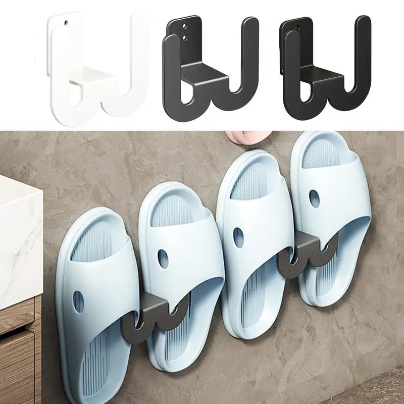 

Slippers Rack No Punching Bedroom Neat Storage Shoe Drying Slippers Rack Bathroom Simple Slipper Hook Toilet Drainage Rack