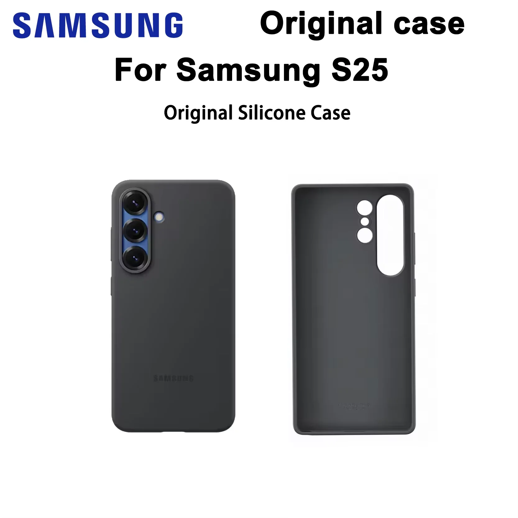 

Оригинальный чехол для Samsung Galaxy S25, силиконовый защитный чехол, многофункциональный прозрачный чехол для телефона, жесткий, прочный, модный