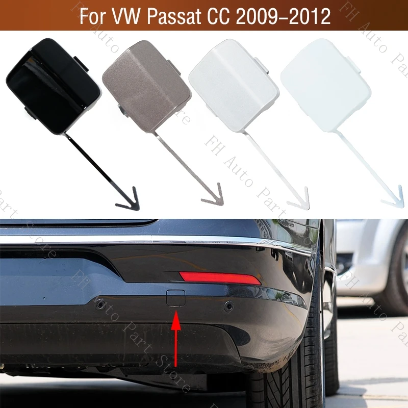 

3C8807441 Car Rear Bumper Tow Hook Cover Cap Trailer Hauling Eye Trim Lid Shell For VW Passat CC 2009 2010 2011 2012