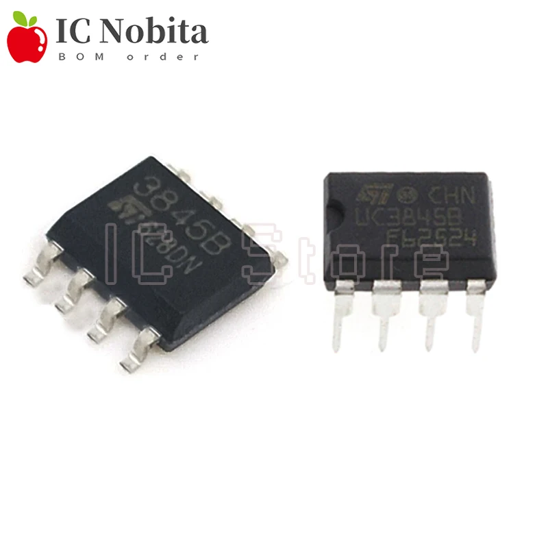 10PCS UC3845 UC3845AN UC3845B UC3845BD 3845B 3845A UC3845BN 3845AN DIP-8 SOP-8 Current Mode Controller Chip New Original