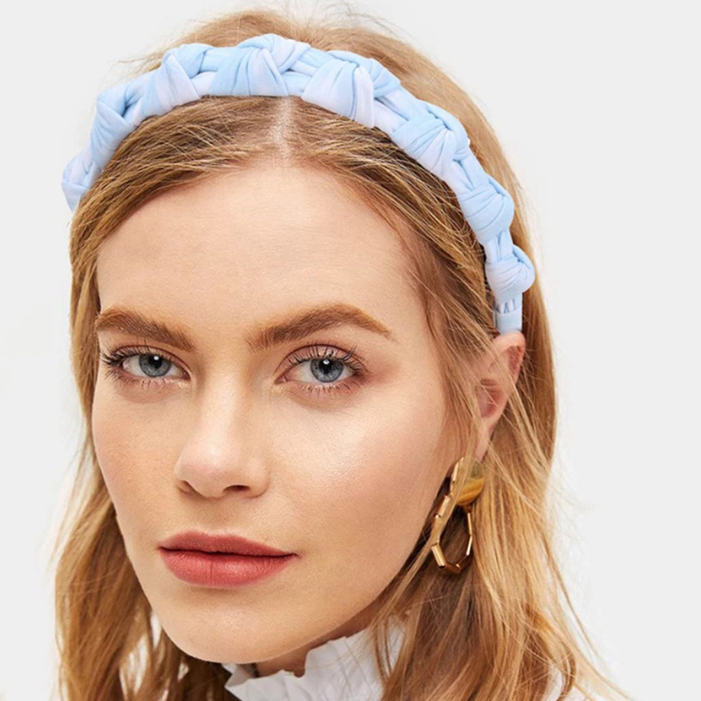 

Tie dye Headb brimmed Hoop Women Hair Accessories Knot Hairstyle Christmas Gifts Lightweight Comfortable