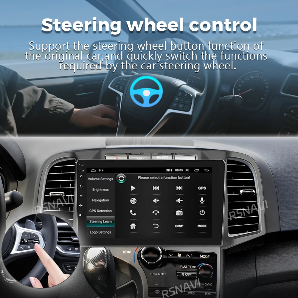 Picture 7: Android 16 Carplay Car RadioFor Toyota Venza 2008 - 2016 Navigation Multimedia Player Stereo WiFi+4G video BT Head Unit 2 DIN