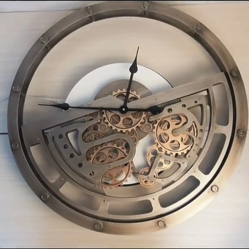 Large Art Metal Wall Clocks Silent Mechanism Wall Clocks Luxury Bedroom Room Decorative Living Room Interior Home Accessory