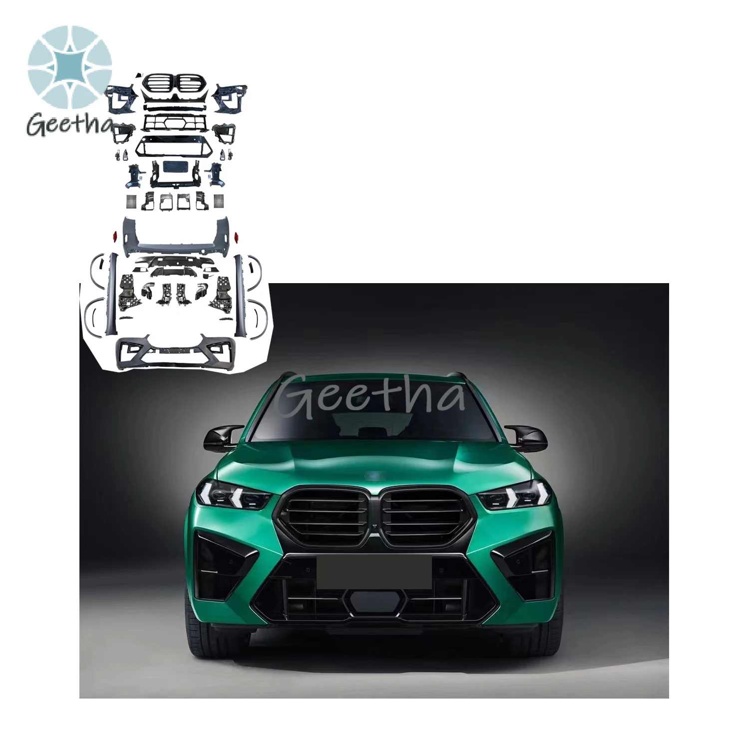 

BODYKIT Include Front and Rear Car Bumper Side Skirts Body Kit for BMW 2023-2024 X5 (G05 LCI) UPGRADE X5M (F95 LCI) 2023-2024