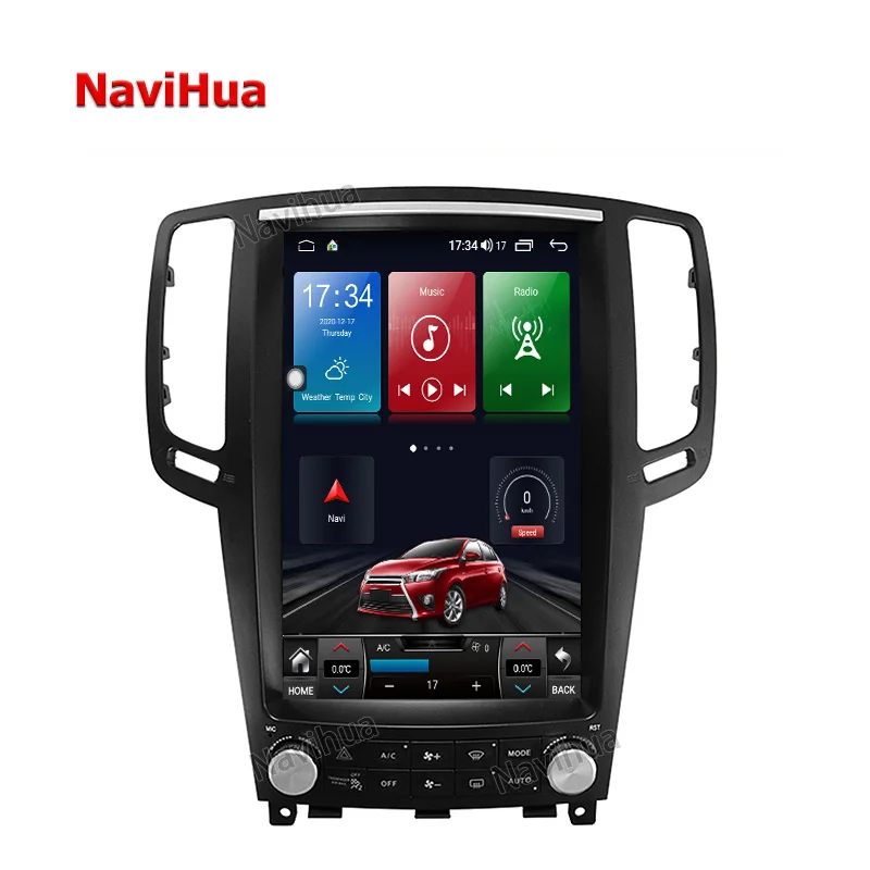 

Navihua tesla android вертикальный экран автомобильное радио dvd НАВИГАЦИЯ gps навигационная система wifi для infiniti G25 G37