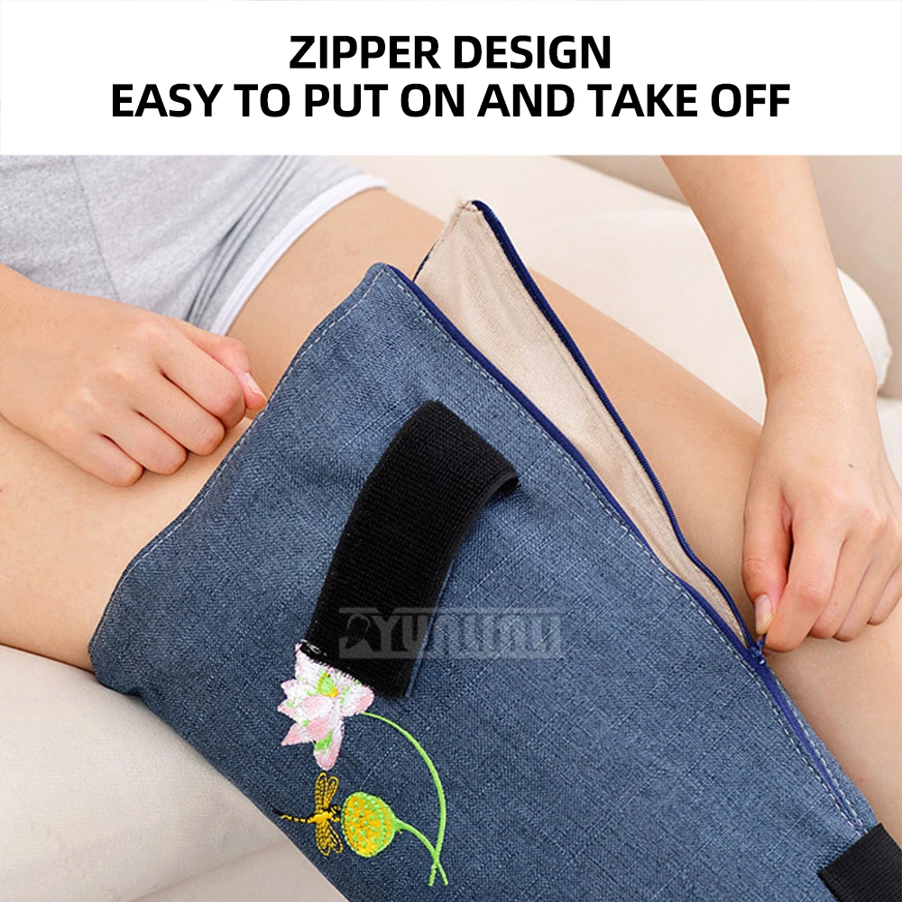 Yunlin Li Hot Compress Pack For Legs Electric Heating Coarse Salt Leg Protection Home Foot Warmer, Knee Joint Warmth