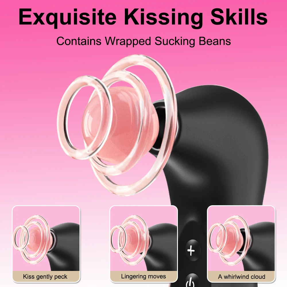 Powerful Sucking Vibrator Nipple Clitoris Stimulator Massager 10 Mode Oral Blowjob Vacuum Sex Toys Adults Goods for Women view 3