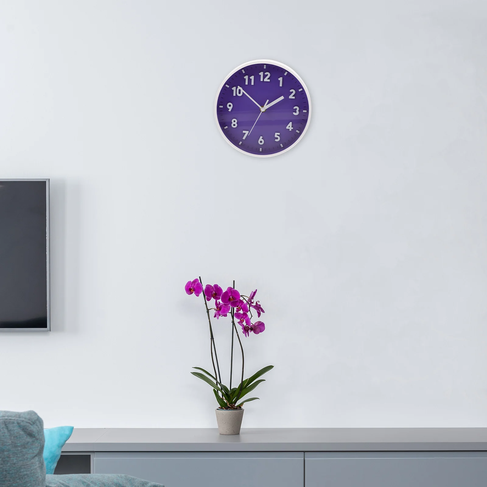 

Silent Wall Clock Modern Clocks No Ticking Noise Decoration Non Analog Vintage Home