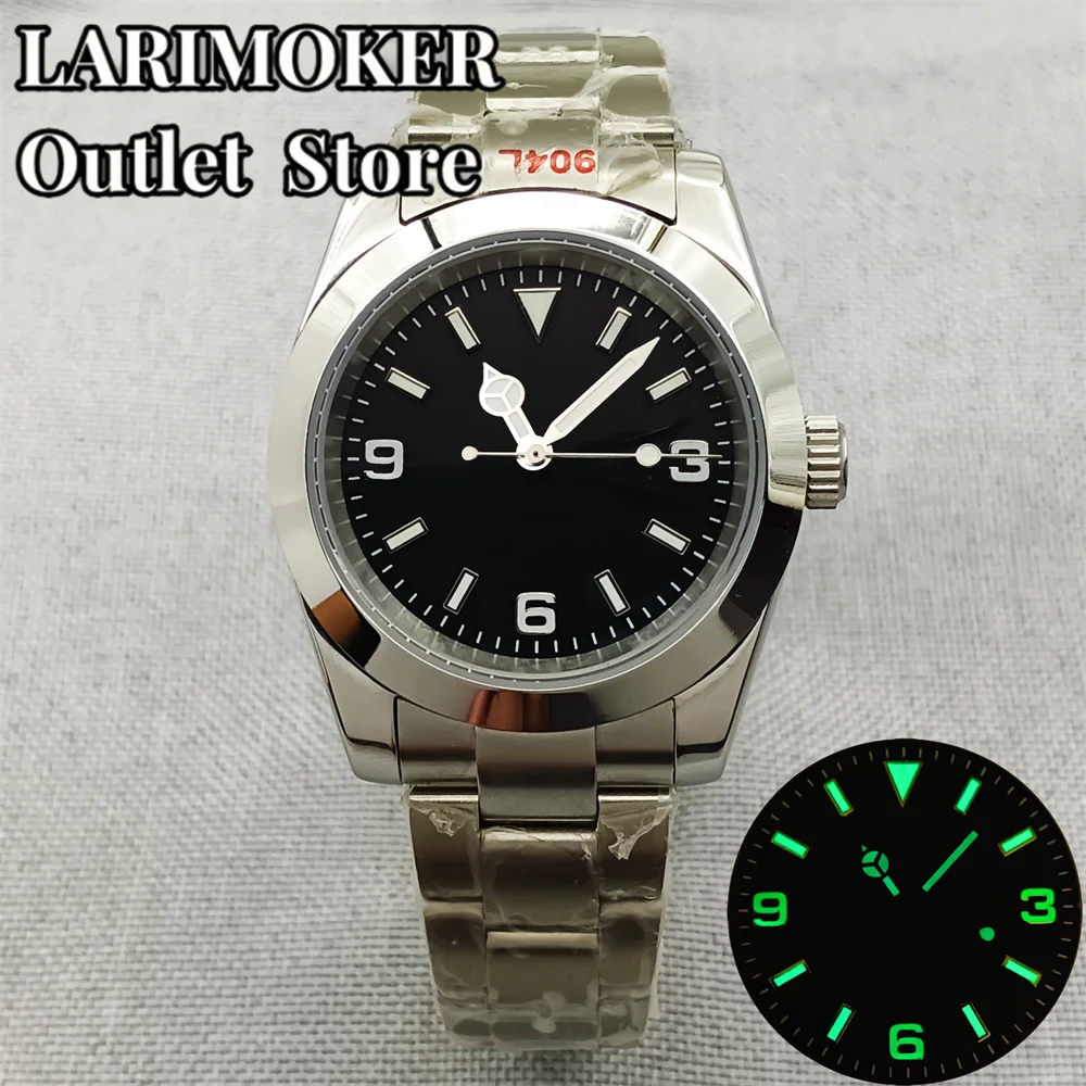 36mm/39mm Automatic Men Watch Stainless Steel Bracelet NH35A MIYOTA 8215 PT5000 Movement Sapphire Crystal Green Luminous Dial