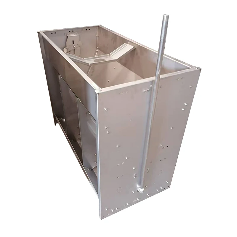 Wholesale Factory Custom New Double-Sided Piglet Feeder 304 Stainless Steel Automatic Dry Wet Feed Trough with 1-Year Warranty
