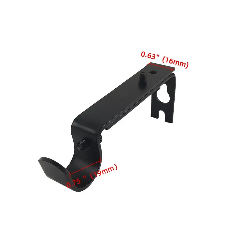 Porte-Rideau Réglable en Métal, pour Fenêtre, 2 Pièces