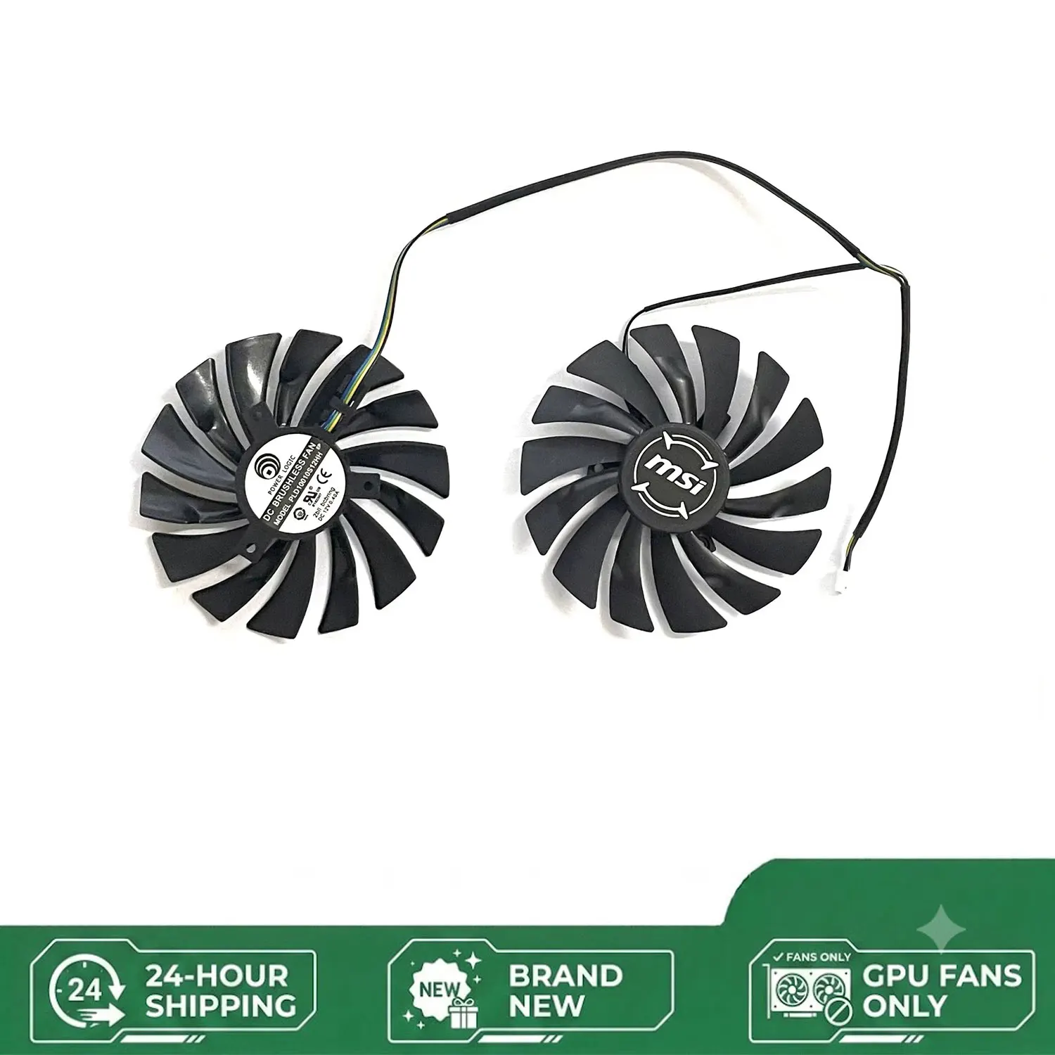 NEW For MSI Radeon R9 380 Armor 2X GTX 1060/1070/1080 TI RX 470/570 RX580 Graphics Card 95MM 4PIN PLD10010S12HH GPU Fan