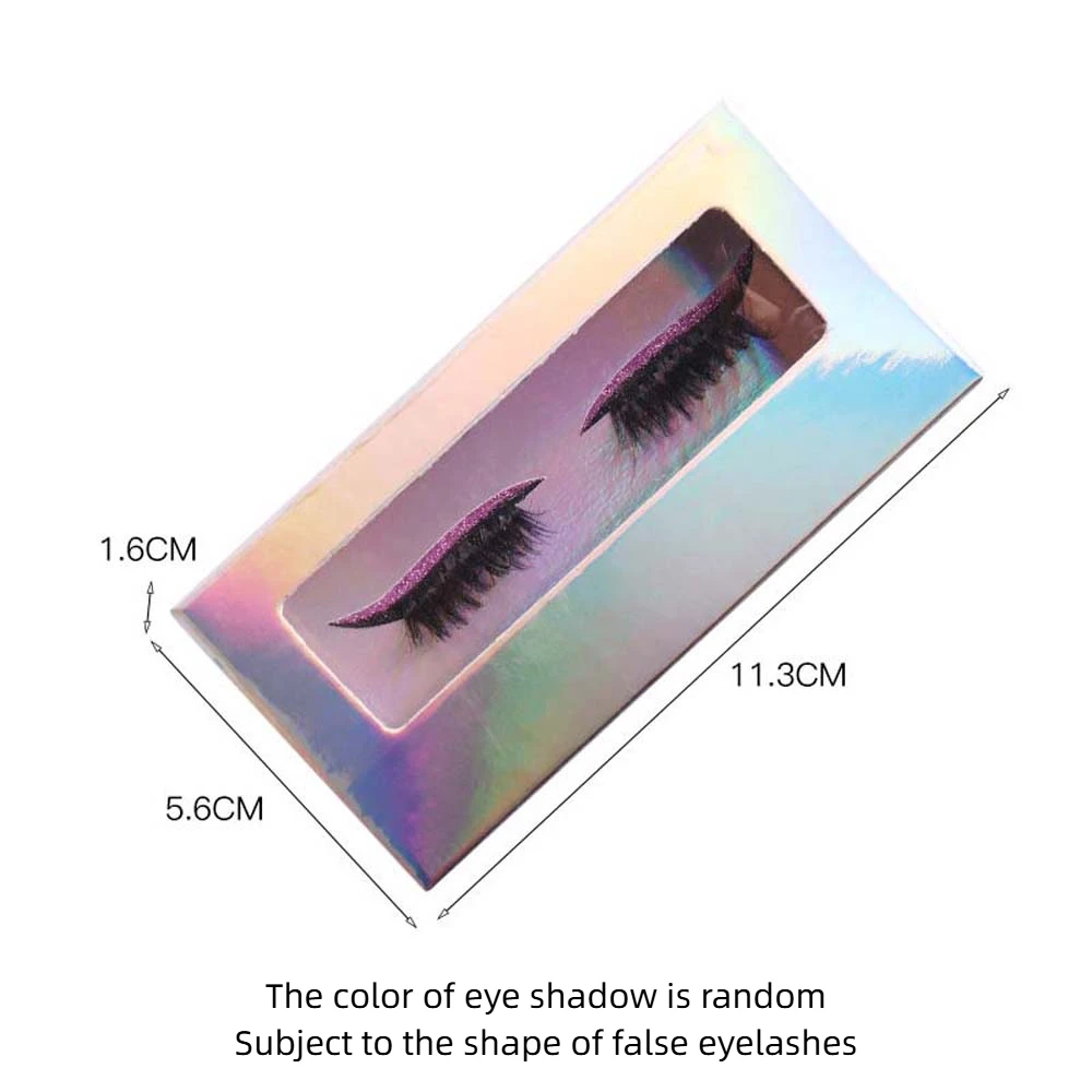 อายแชโดว์ ขนตาปลอม สีอายแชโดว์ ขนตาปลอม 3 มิติ แต่งหน้า ขนตาปลอมแบบติดเอง หลากสี DIY