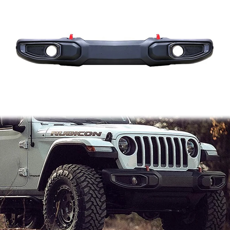 

Car Exterior Accessories Armor Style Front Bumper For Jeep Steel Bumper Guard Bull Bar For Jeep Wrangler JL Accessories