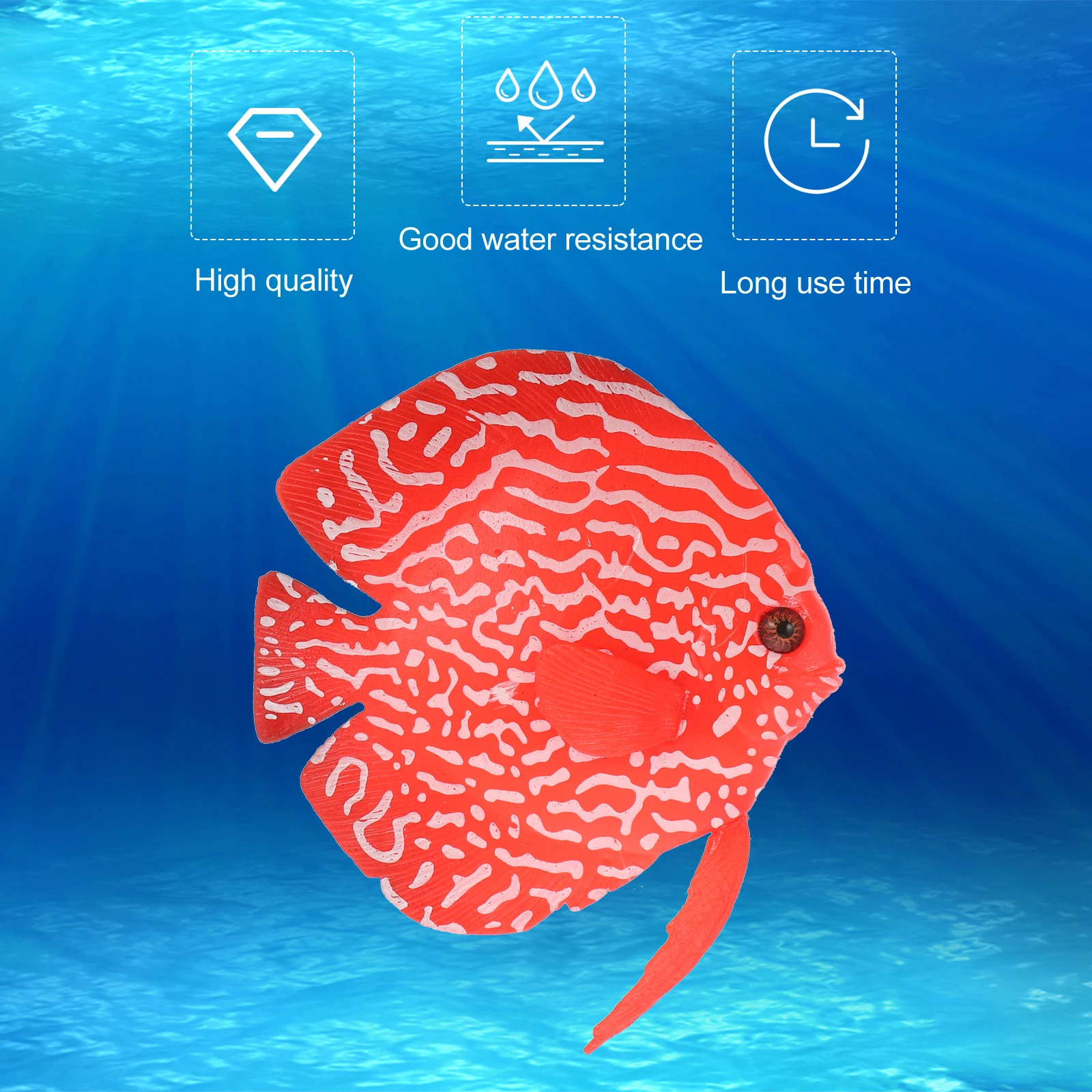 

1Pcs Luminous Aquarium Simulation Fish High Quality Silicone Floating Decoration Tropical Fish Tank Artificial Ornament Night