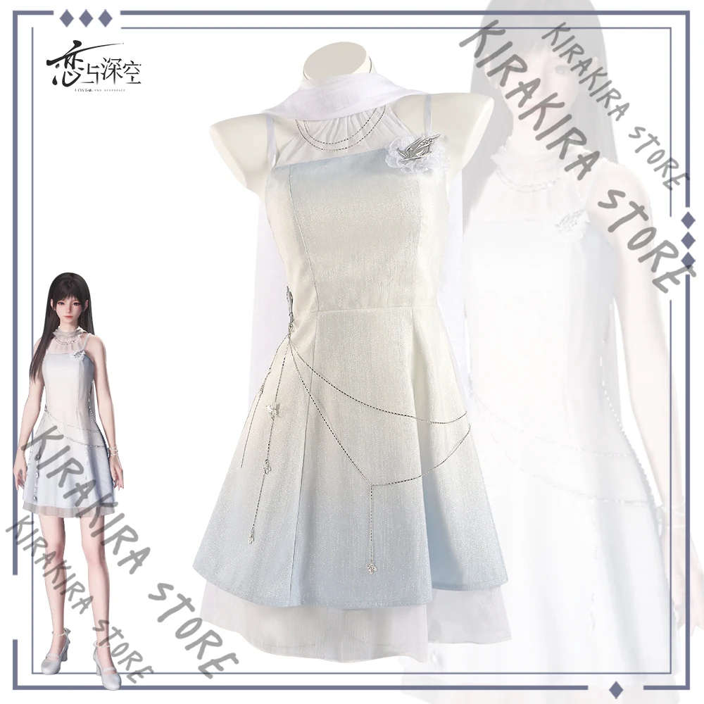 

Love and Deepspace Female Master Control Clothes Party Dresses Cosplay Props Costume Ornaments Apparel Fitting Comic-con