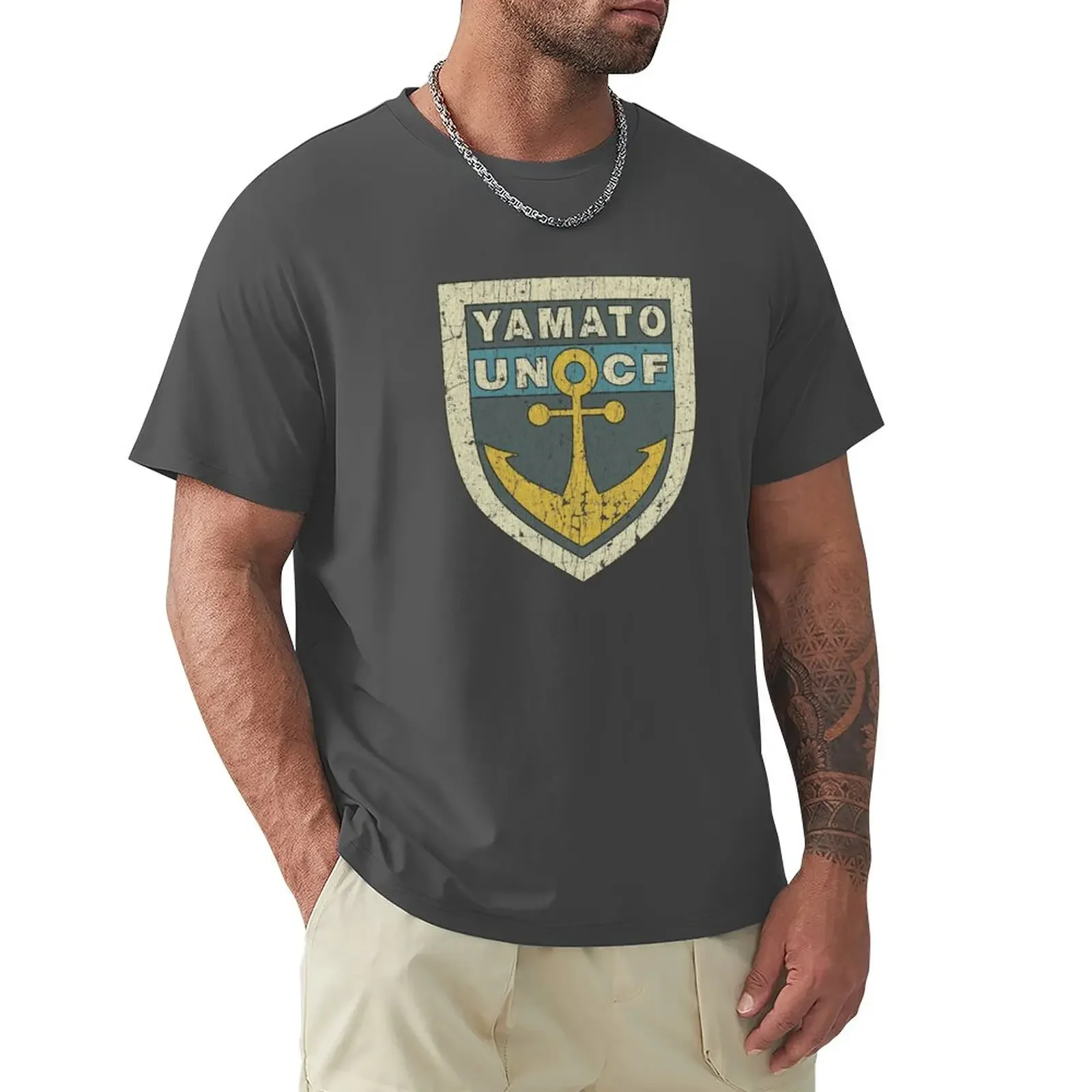 United Nations Cosmo Force Yamato Patch T-Shirt graphics shirts graphic tees mens champion t shirts