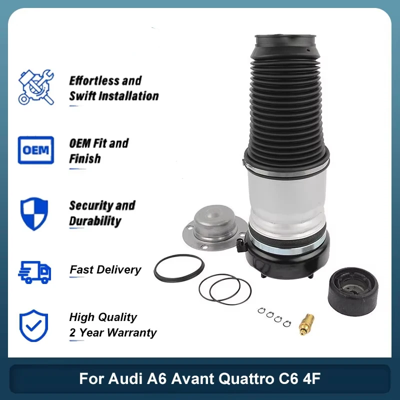 

For Audi A6 Avant Quattro C6 4F 2004-2011 4F0616039AA 4F0616039 4F0616040AA Front Air Suspension Shock Absorber Air Spring Bag