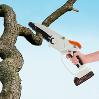 Mini Chainsaw Cordless 6-Inch Battery and Charger Electric Chain Saw for Wood Cutting Tree Trimming Portable Hand Chainsaw