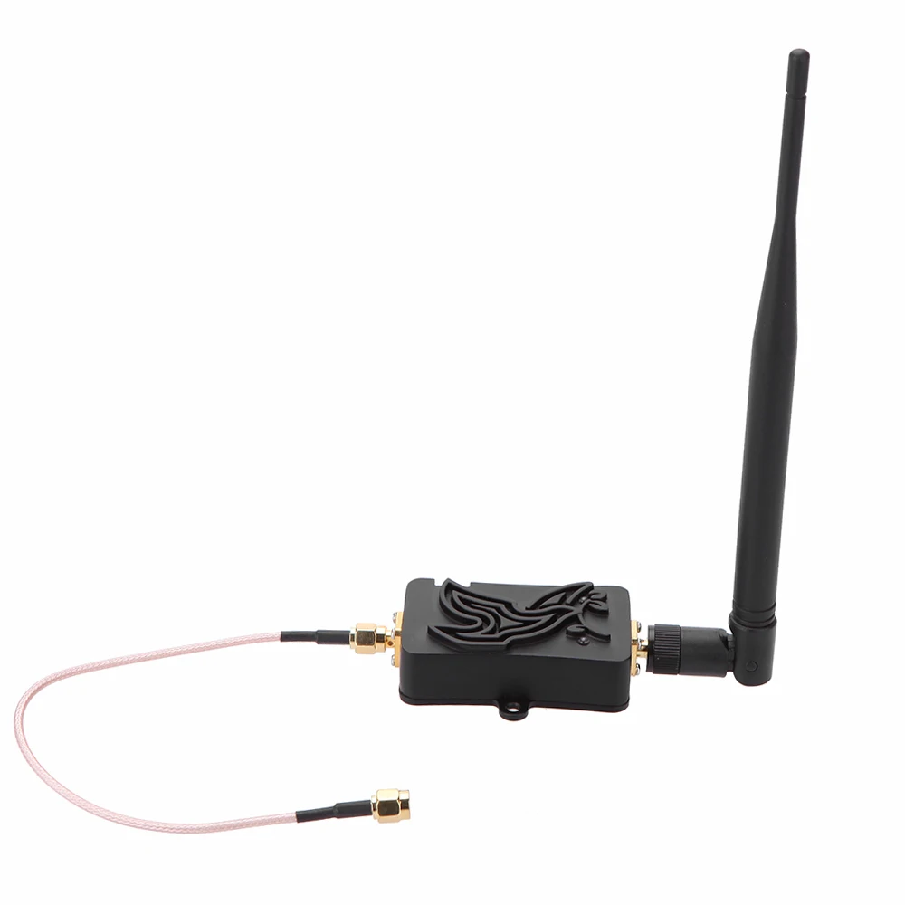 4W 4000mW 802.11b/g/n Wifi Router wzmacniacz bezprzewodowy 2.4Ghz WLAN ZigBee BT wzmacniacz sygnału z anteną TDD akcesoria komputerowe