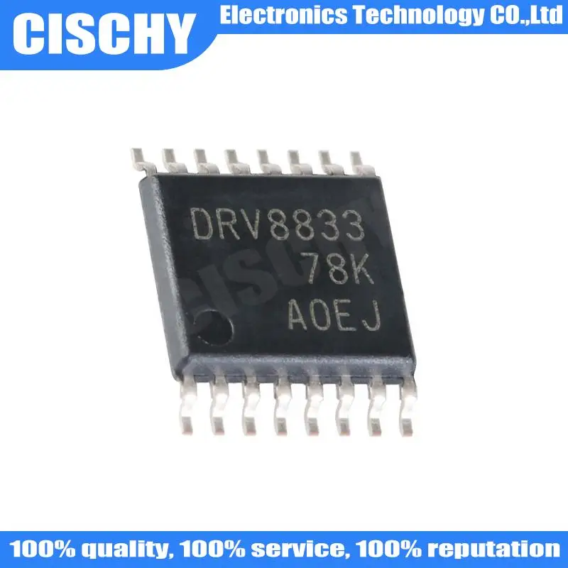 10pcs/lot DRV8833PWP DRV8833PWPR DRV8833 TSSOP-16 Motor driver chip In Stock
