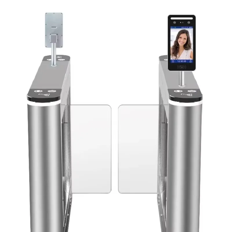 

Face Recognition Facial Identification Access Control Pedestrian Swing Gates Time Attendance System