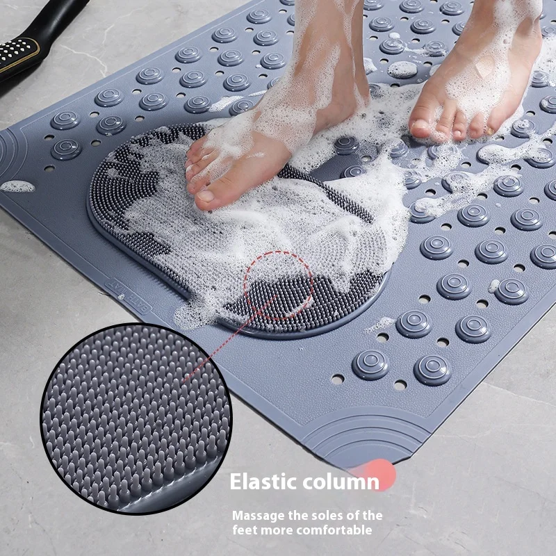 Bathroom non-slip mat pvc massage mat household anti-drop suction cup waterproof and dirty floor mat