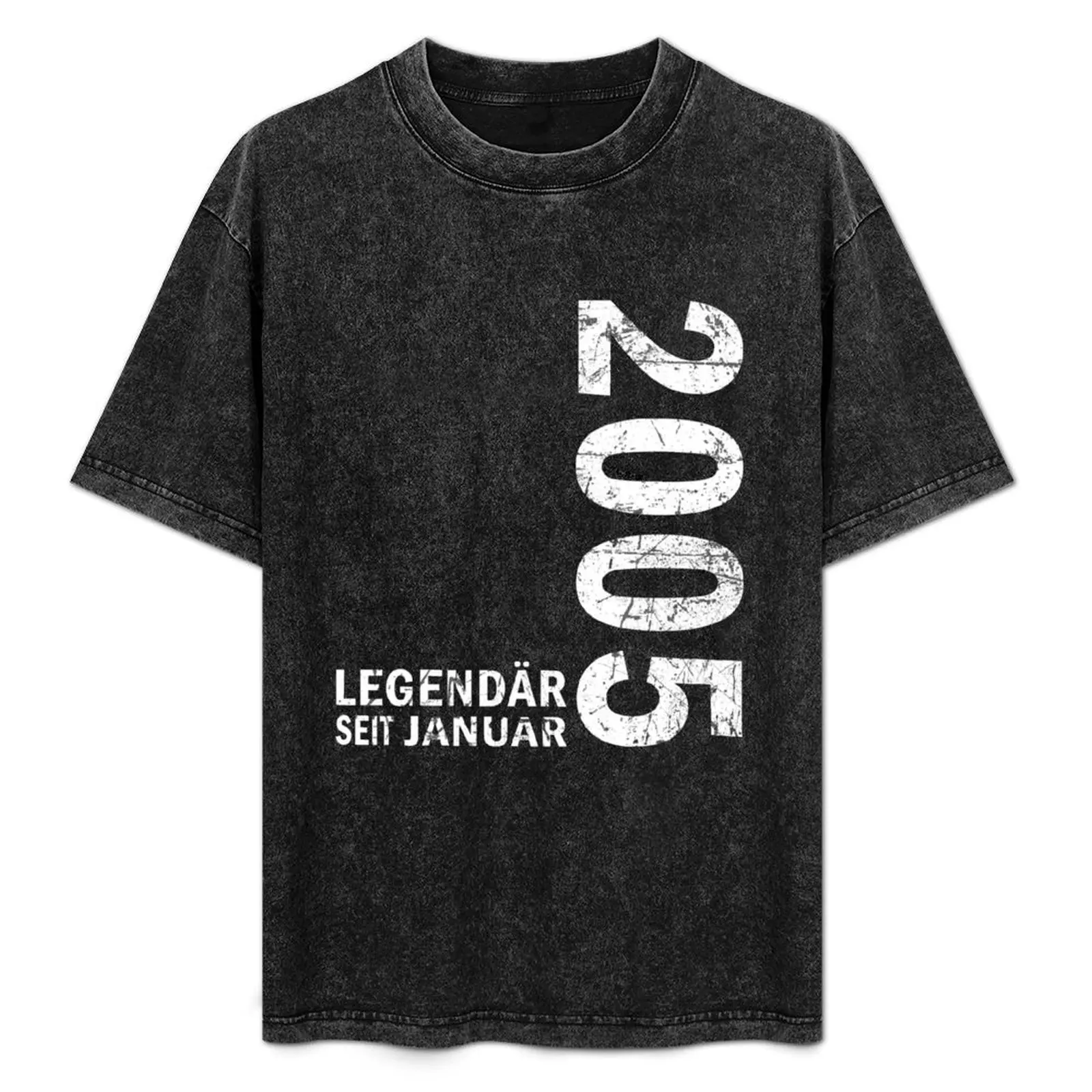 18. Geburtstag 18 Jahre Legend?rvalle 2005 camiseta hombre camiseta gráfica camiseta para hombre Camiseta 100% algodón