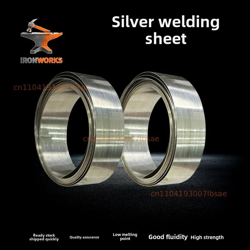 Silver solder pads, low-temperature silver copper brazing material,   5% 15% 25% 30% 35% 45% 50% 72%.