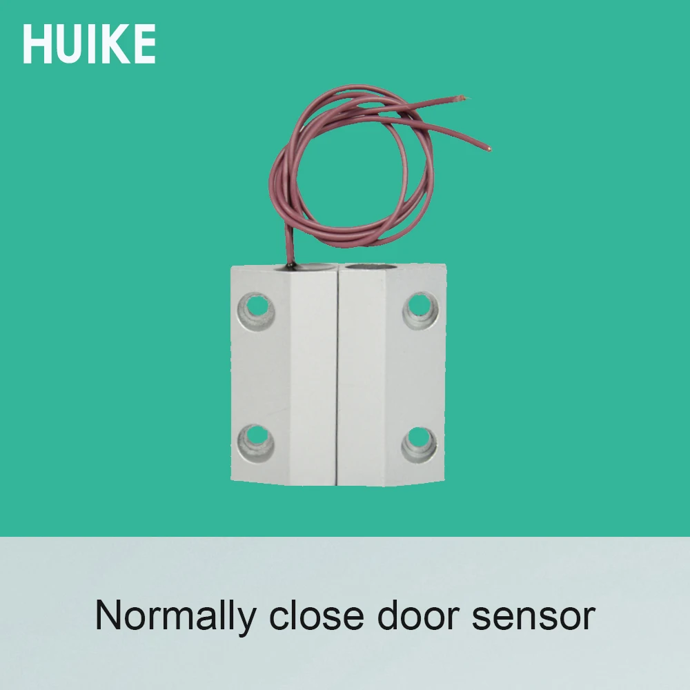 Zinc Alloy Door Contact Sensor For Metal Fire Control Door Normally Close Signal Output Magnetic Switch Position Limit Detector