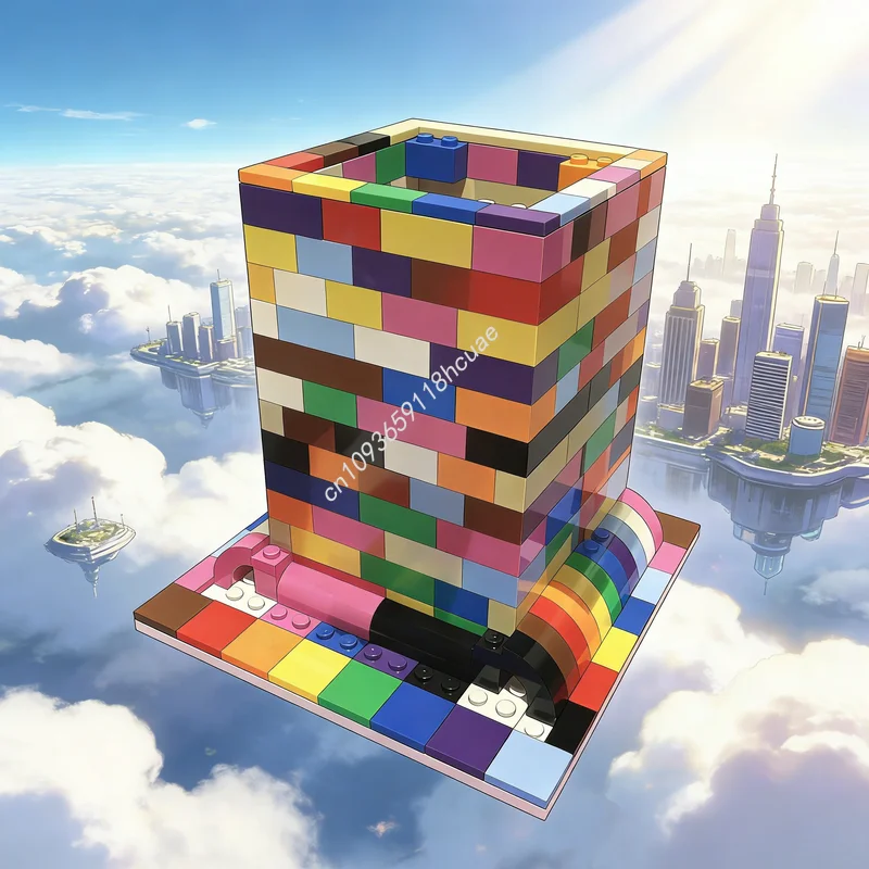 

295pcs MOC Flowers Everyone Vase Icons Model Building Blocks Construction Christmas Gift Creative DIY Idea Toys Education