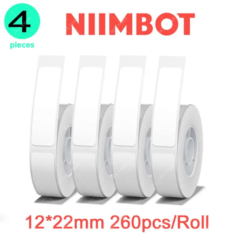 

White Label Tape Transparent Label for Niimbot D11 D110 D101 Printer Label Sticker Paper Roll for Niimbot Printer Label Printer