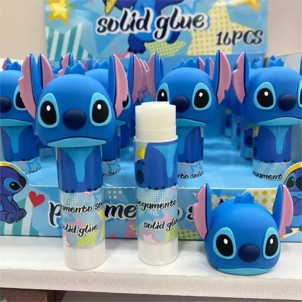 Disney-Cartoon cola em bastão para estudantes, Lilo e Stitch, cola sólida, Fofo, Desenhos animados, Modelando artes, material escolar, papelaria