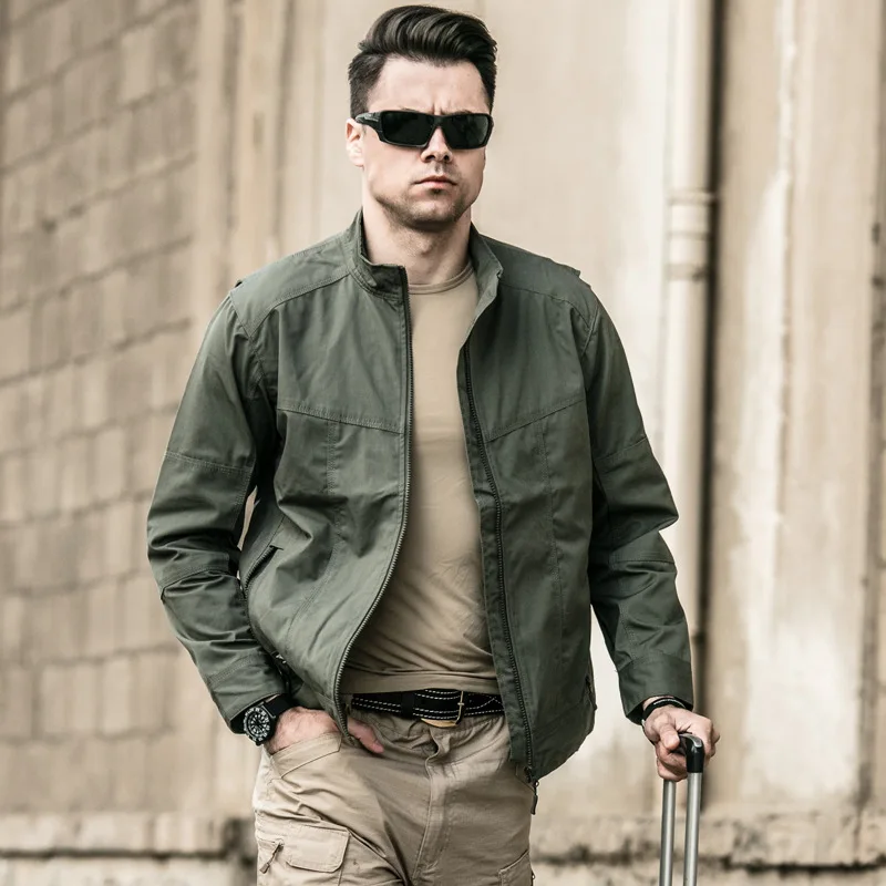 

New Military Assassin Combat Training Pilot Men's Waterproof and Durable Tactical Spring and Autumn Casual Coat Jacket