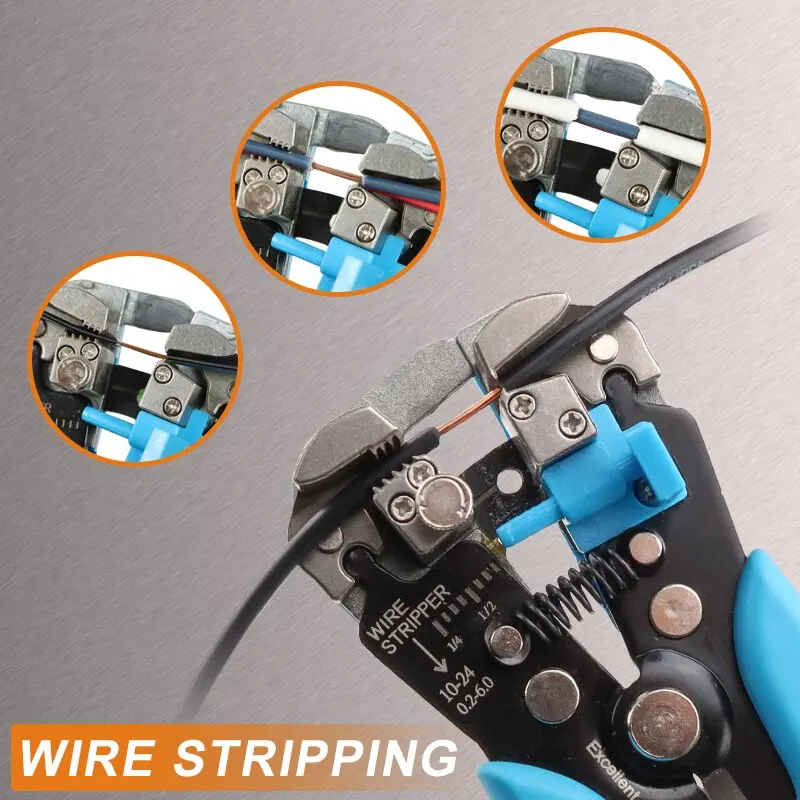 Wire Stripper Tools Multitool Pliers YEFYM YE-1 Automatic 3 In1 Stripping Cutter Crimping Cable Wire Electrician Repair Tools