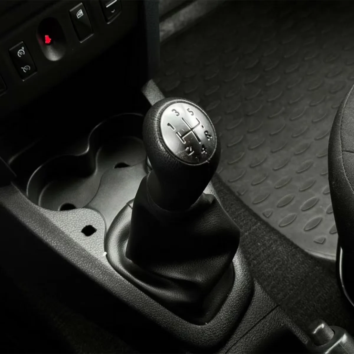 Matte MT engrenagem Shift botão para Dacia Sandero, MK1, Megane 2, MK2, Clio III, MK3, Shifter vara, Headball Pen, Braço de bola, Preto, Cinza