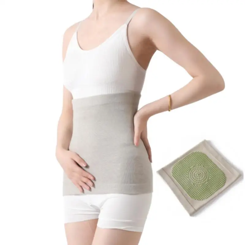 Soft Cashmere Waist Support Wormwood Self Heating Lumbar Support Lower Back Brace Wrap Slimming Waist Trimmer Stomach Warmer