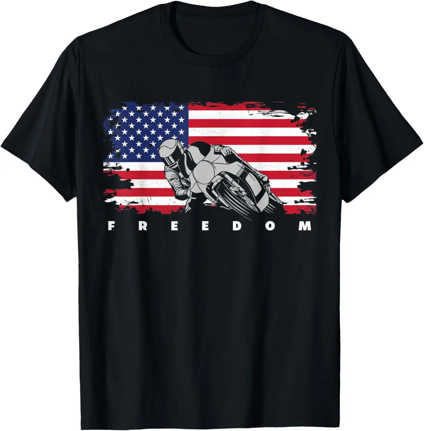 

American Flag Motorcycle Apparel - Motorcycle T-Shirt Motorcycle