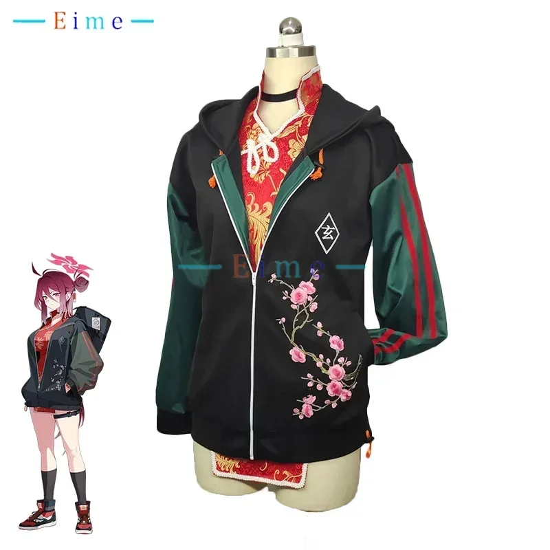 Game Blue Archive Kayama Reijo Cosplay Costume Party Suit Coat Cheongsam Dress Suit Halloween Uniform Anime Clothing Custom Made