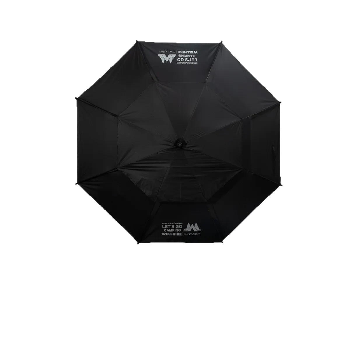Outdoor Camping Fishing Umbrella Sunshade with Adjustable Crutch Pole, Waterproof and UV-Proof Canopy for Angling and Patio U