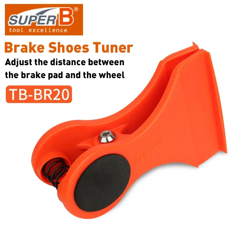 SUPER B TB-BR20 Bicycle Brake Pad Tuner Brake Shoe Tuner For Bike C/V Brake Adjustment Tool Fits Most Bike Models Repair Tool