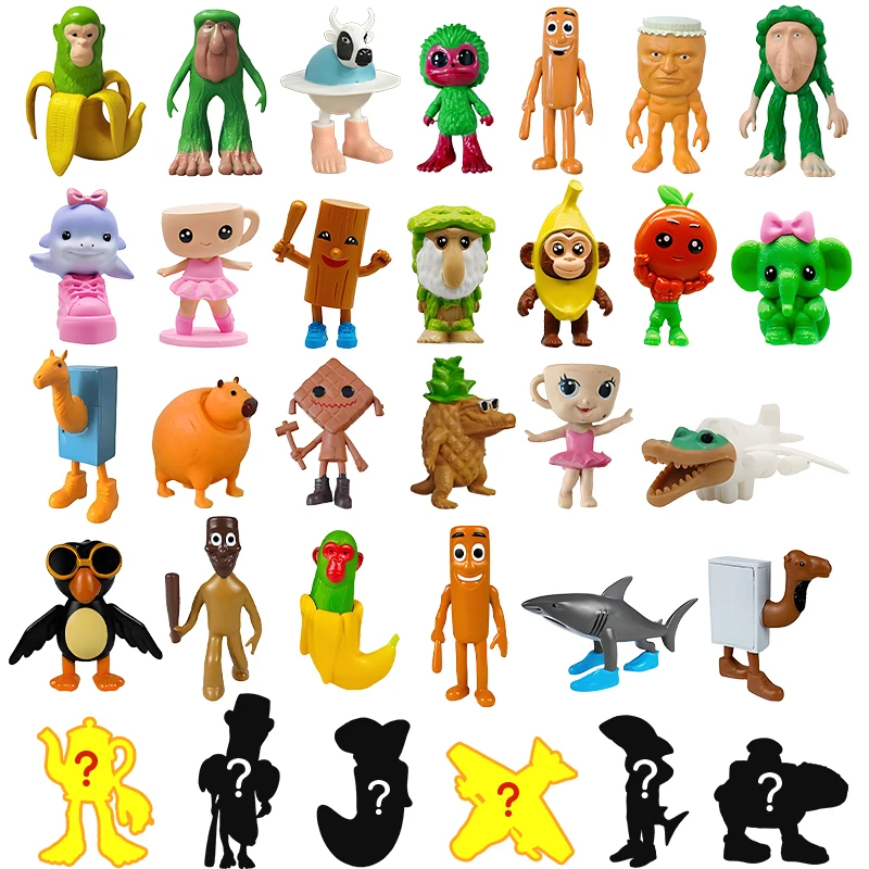 5/8/12/24 paquetes de caja ciega italiana Brainrot Tung Tung Sahur caja misteriosa figuras coleccionables para coleccionistas regalo de cumpleaños