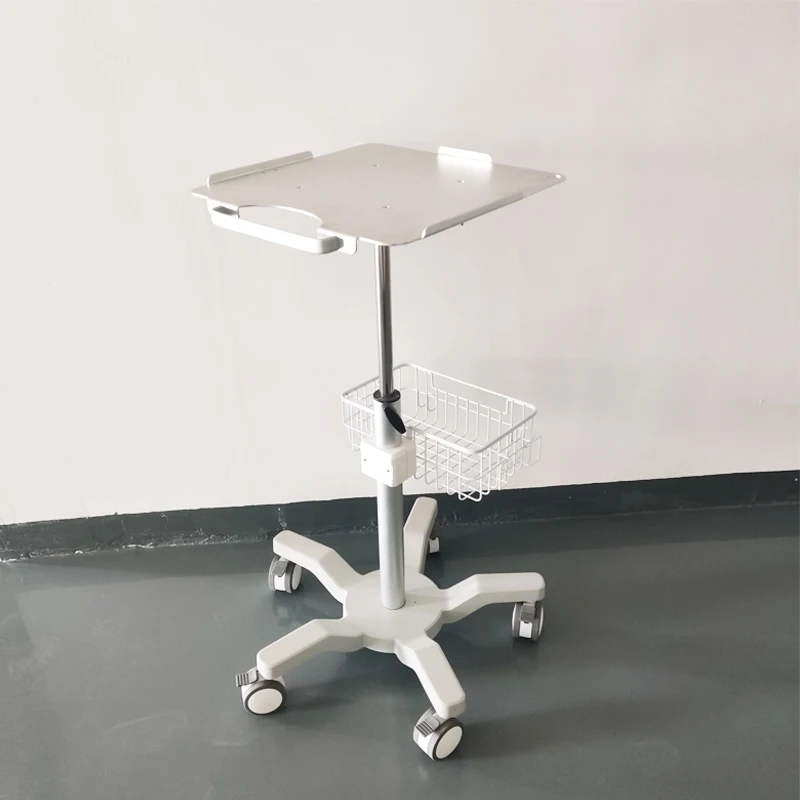 scanner instruments trolly cart mobile cart with table top for ultrasound machine hospital medical